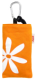 Orange Cloth Vertical Pouch
